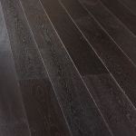 a picture of a very dark wooden floor 